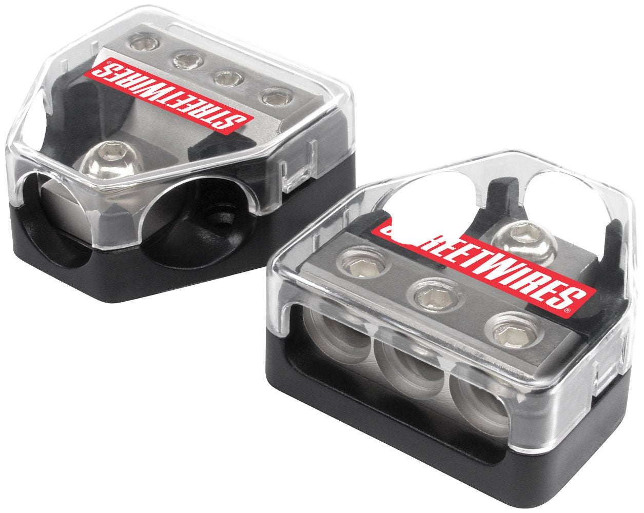 MTX StreetWires DBX30 Distribution Block - Ring Terminal Input 1/0 AWG to 3 Out