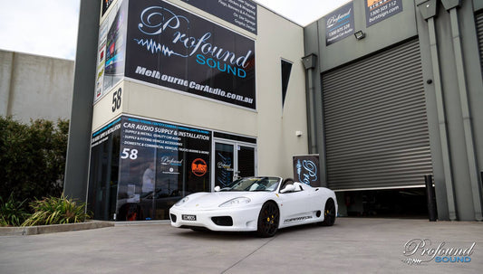 Profound Sound - Ferrari 360 Spider Full Audio Upgrade