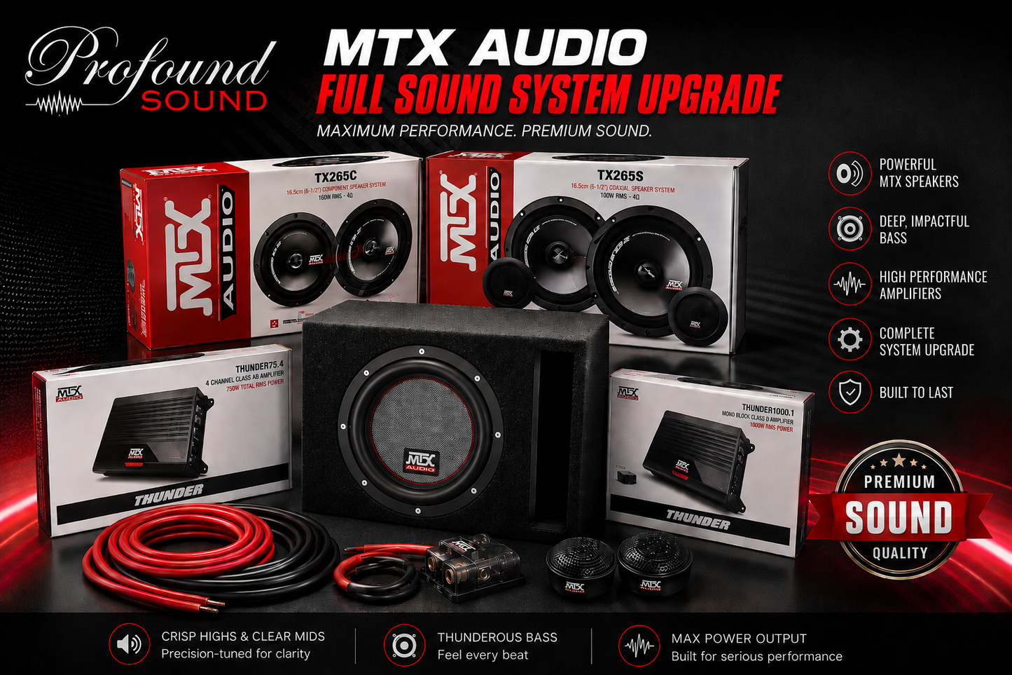 MTX Audio Full Sound System Upgrade