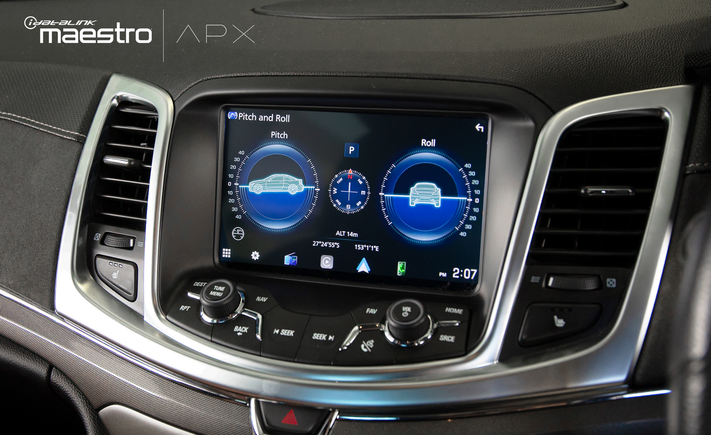 "Installed" - Kenwood DAX8000XDS VF Commodore Radio Upgrade Kit - Wireless Apple Car Play / Android Auto