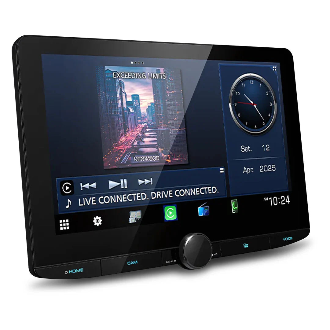 Kenwood DMX9724XS - 10.1" Head Unit - Wireless Apple CarPlay Android Auto Head Unit