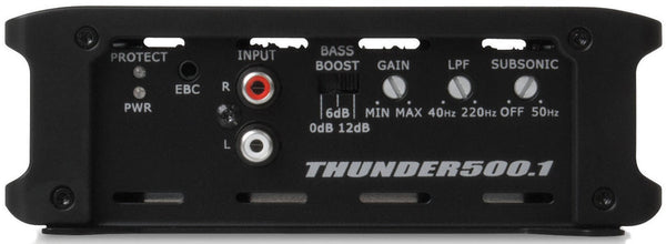 MTX Audio 500W RMS Monoblock Amplifier - Thunder500.1