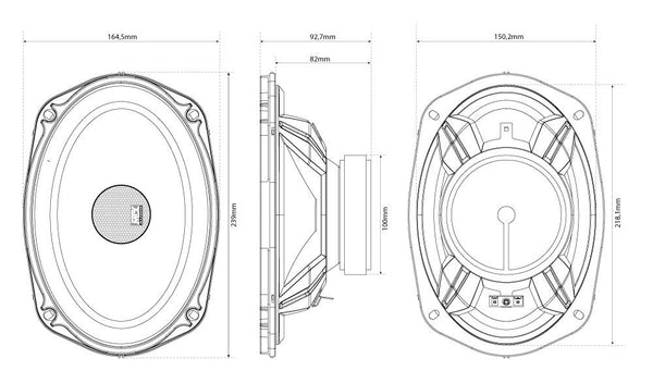 MTX Audio TX469C - 6" x 9" Coaxial Speakers