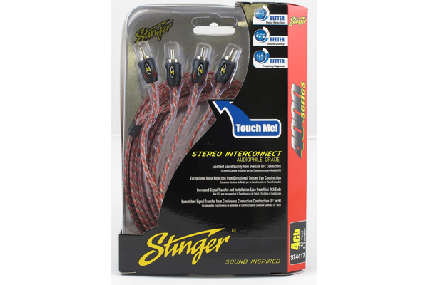 Stinger USA 4000 Series 5m 4 Channel RCA Cable