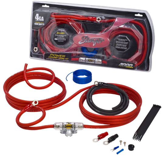 Stinger USA 4000 Series 4 Gauge OFC Power Wire Kit