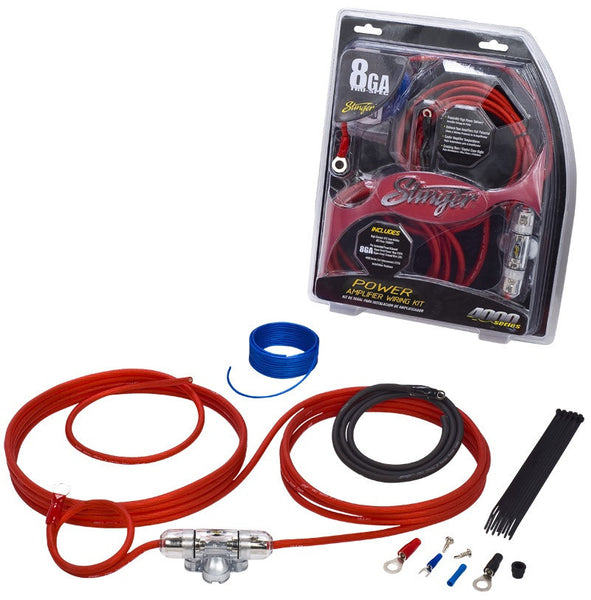 Stinger USA 4000 Series 8 Gauge OFC Power Wire Kit