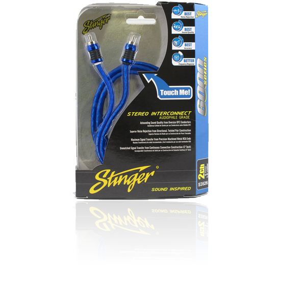 Stinger 6000 Series 2 Channel 6ft RCA Lead