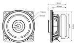 MTX Audio TX2 Series 45W RMS 4" Coaxial Speakers - TX240C