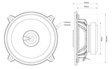 TX2 Series 45W RMS 5.25" Coaxial Speakers TX250C